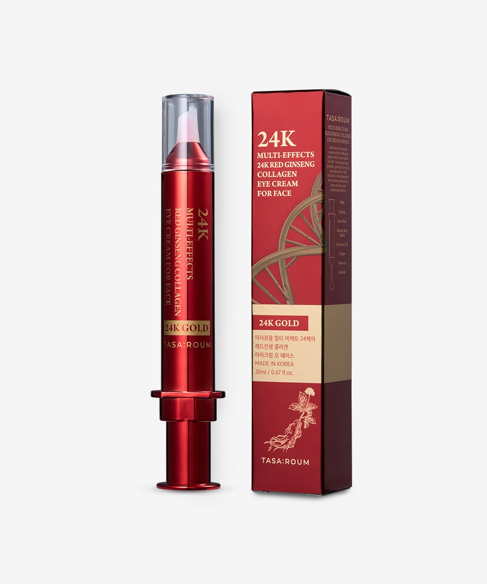 따사로움 멀티 이펙트 24K 레드진생 콜라겐 아이크림 포 페이스