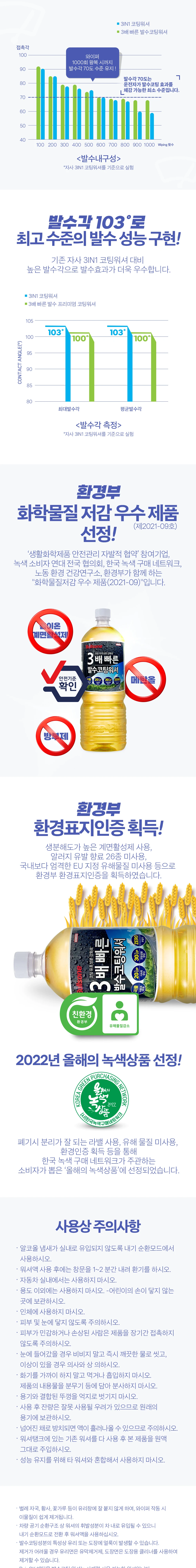 3배빠른발수워셔액